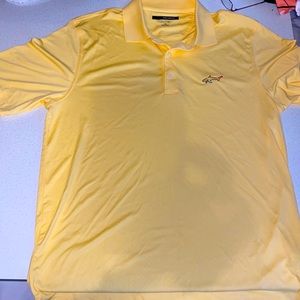 Greg Norman Play Dry Size Large Yellow in color 040424